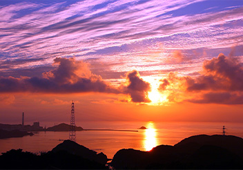 海洋地平線與世界遺產 西海夕陽路線